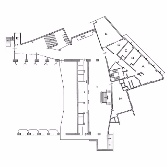 Piantina Galleria Ariston