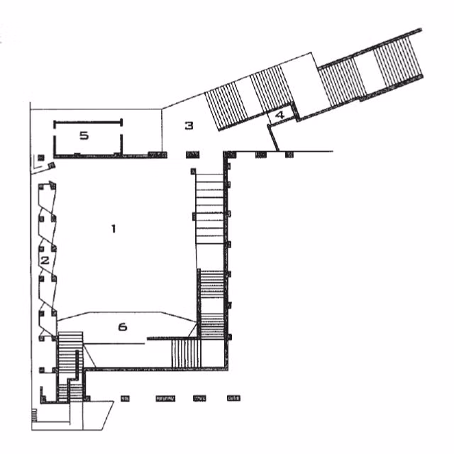 Piantina sala Ritz