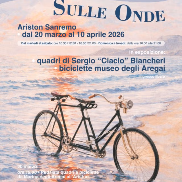 Prorogata fino a domenica 19 aprile la mostra &ldquo;Pedalando sulle onde&rdquo;
